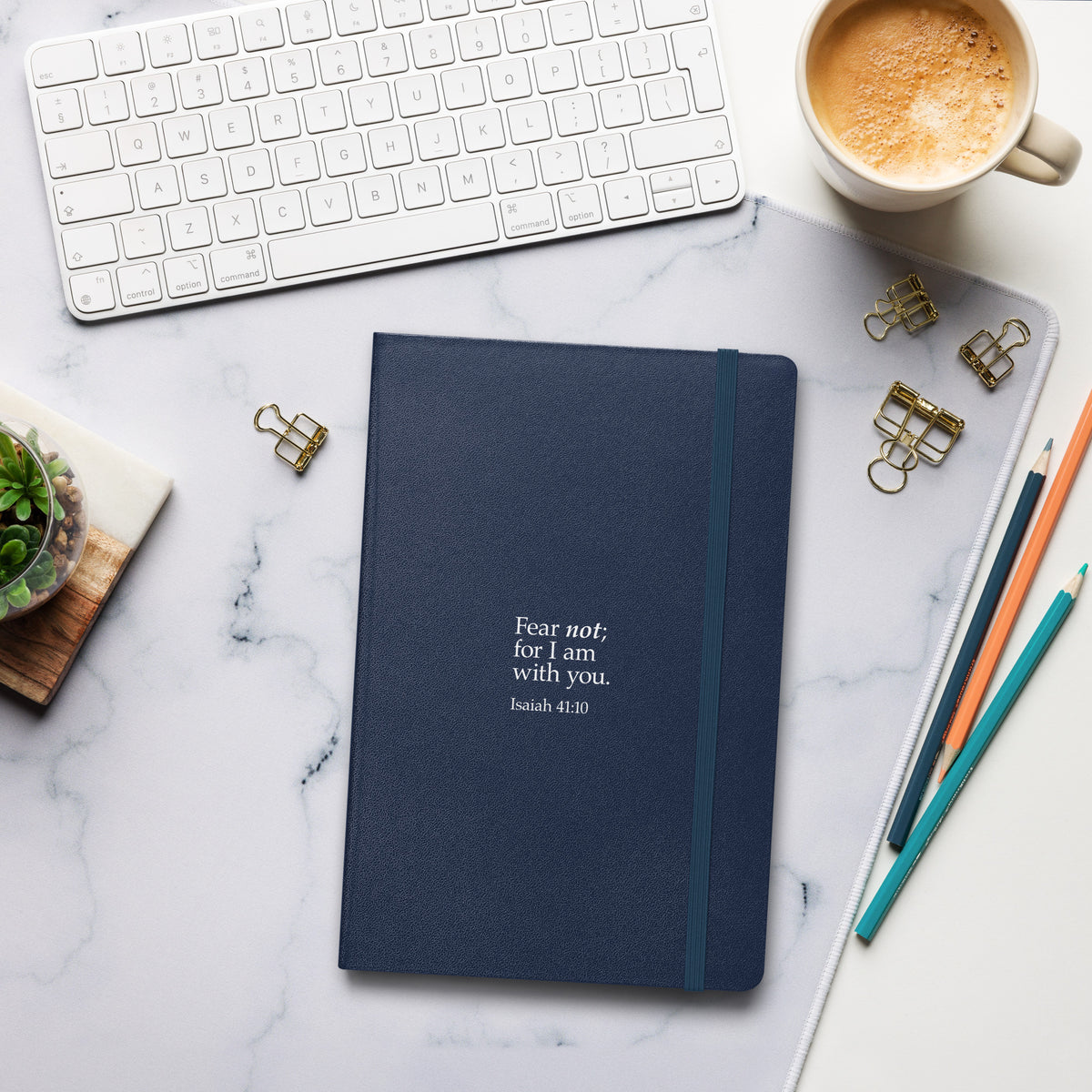Isaiah 41:10 Hardcover Bound Notebook