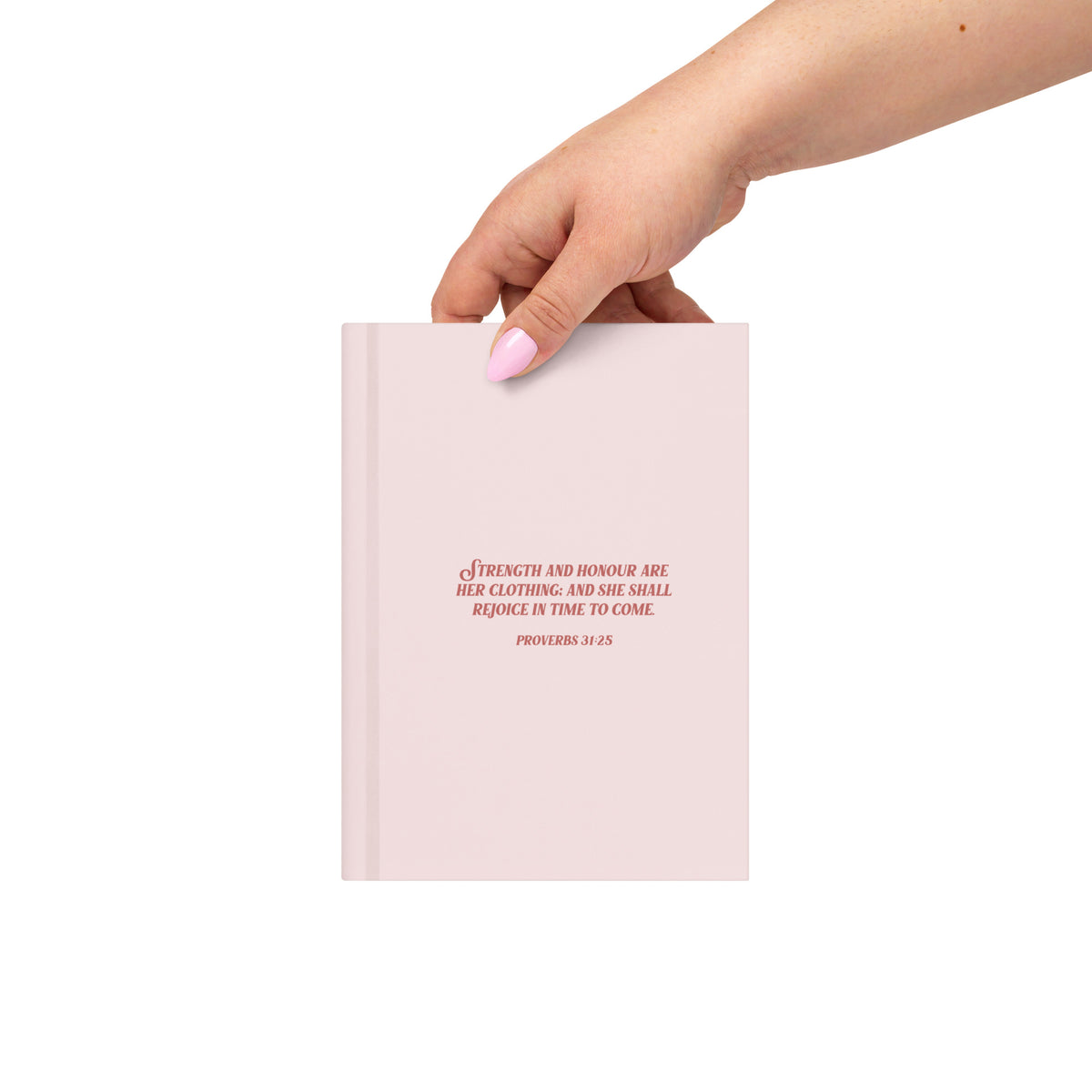 Proverbs 31:25 Hardcover Journal (Matte)