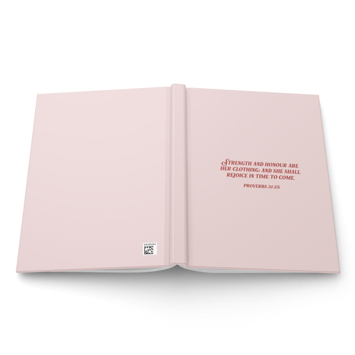 Proverbs 31:25 Hardcover Journal (Matte)